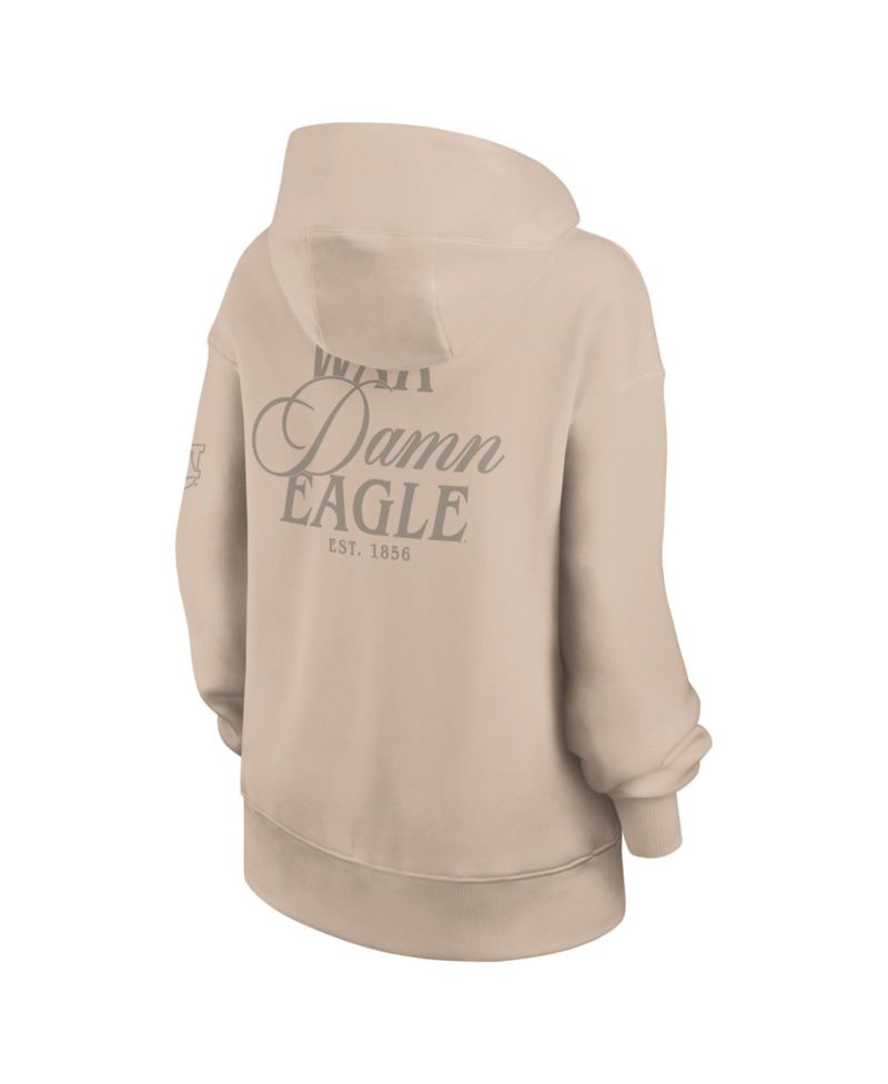 Women's Auburn Tigers Neutral Stance Phoenix Oversized Fleece Hoodie