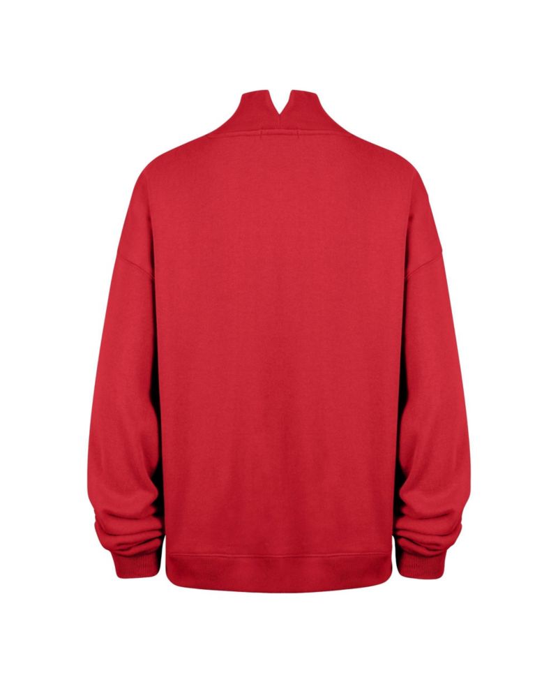 Women's Philadelphia Phillies Oversized Vantage Mock Neck Sweatshirt