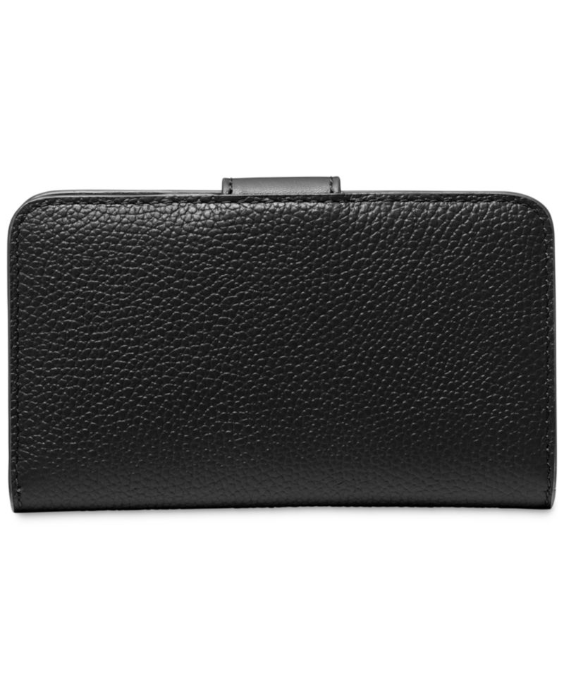 Michael Kors Charm Medium Tab Pocket Leather Bifold Wallet