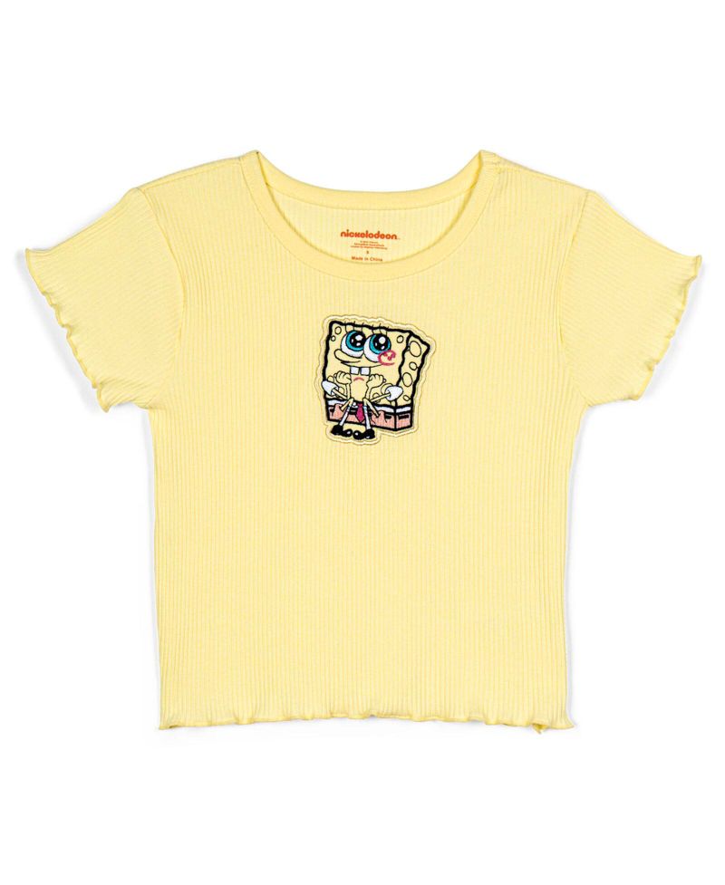 Girls Ribbed T-Shirt and French Terry Shorts Outfit Set