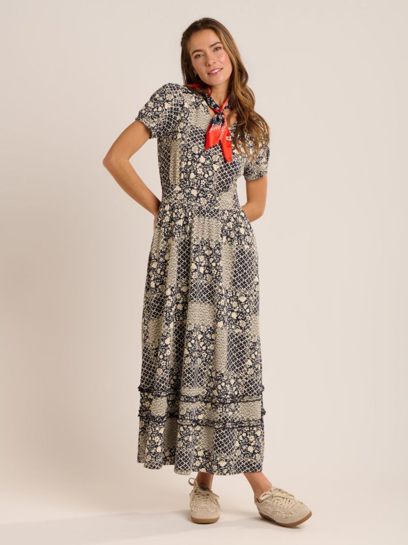 Women's Katerina Floral-Print V-Neck Maxi Dress
