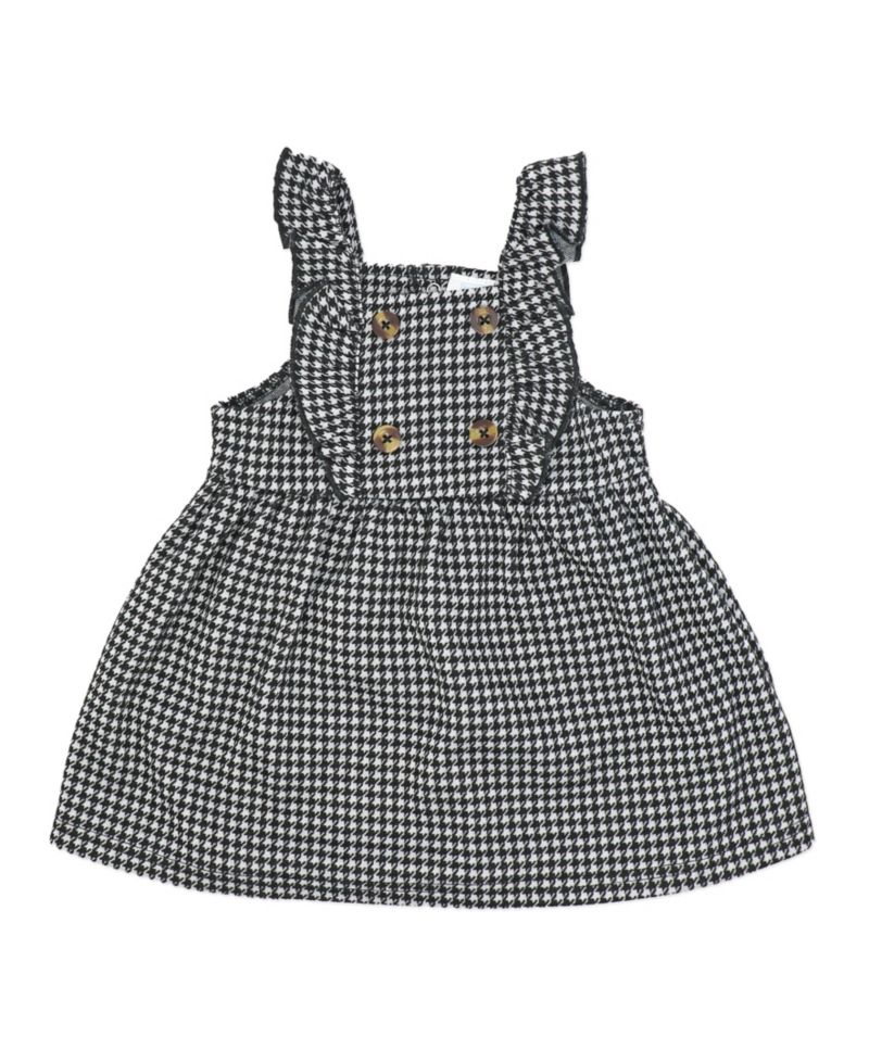 Baby Girls Bodysuit and Houndstooth Jumper, 2-Piece Set