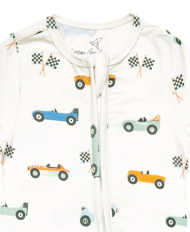Baby Boys' Speedster Zip-Up Footie