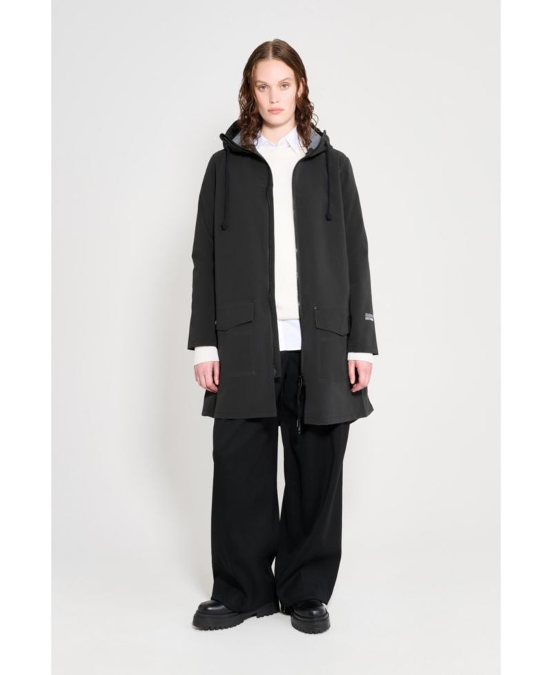 Women's Mosebacke Patch Matte Raincoat