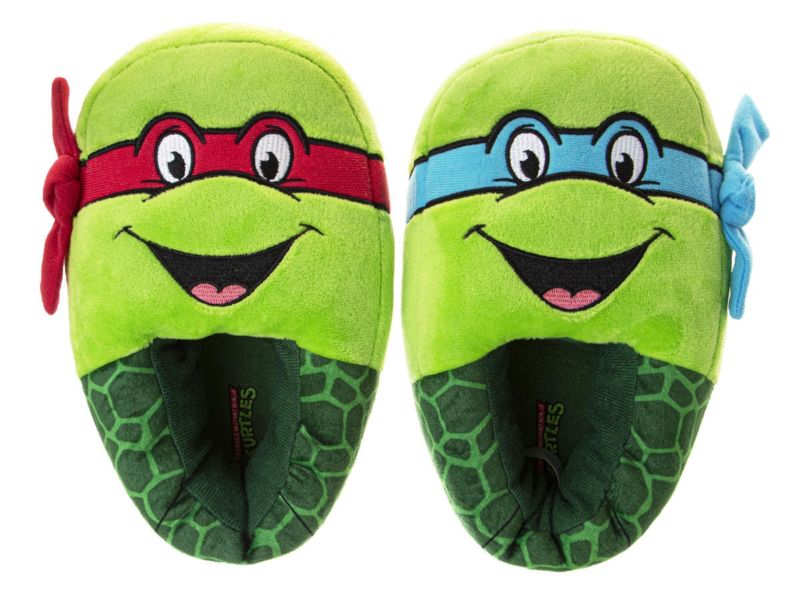 Teenage Mutant Ninja Turtles Boys' 1 -13 Slippers Soft, Cozy, and Fun Slip On