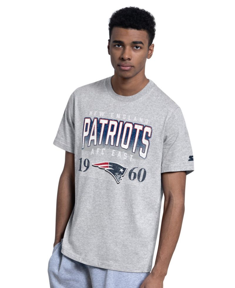 Men's 2-Pack Navy/Gray New England Patriots Logo T-Shirt Set