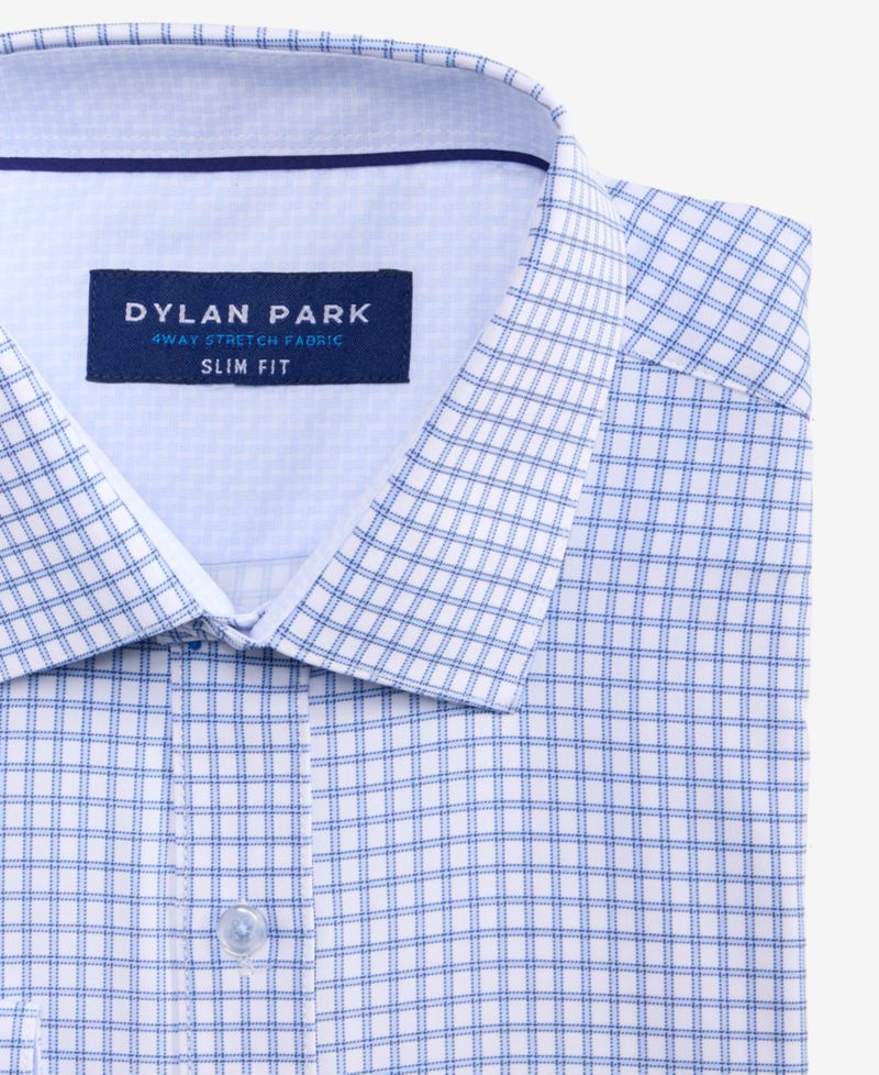 Men's Slim-Fit Performance Four-Way Stretch Dress Shirt