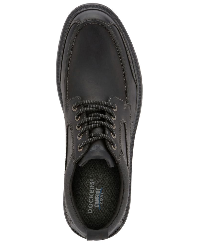 Men's Overton Moc-Toe Leather Oxfords