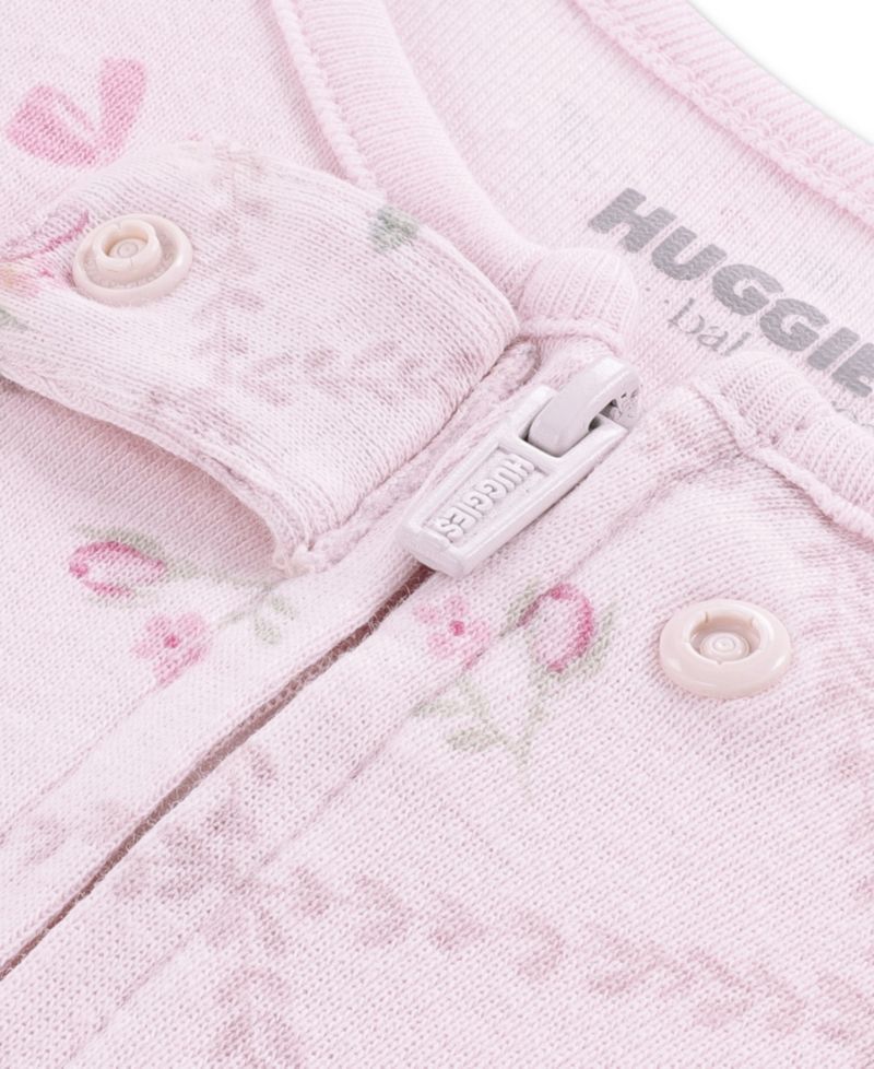 Baby Girls' Babywear Long-Sleeve Footed Coverall