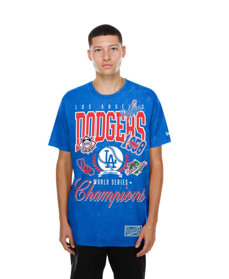 Men's Royal Los Angeles Dodgers Mineral Wash T-Shirt