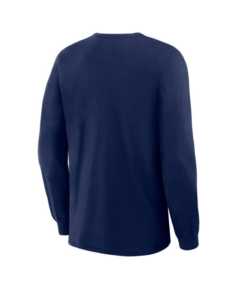 Men's Navy Tampa Bay Rays Lock-Up Legacy Long Sleeve T-Shirt