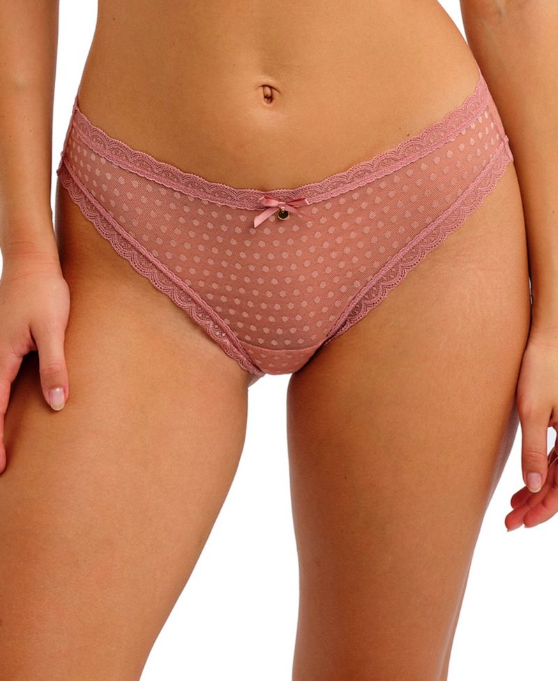 Women's Spot-Light Sheer Mesh Low-Rise Brief