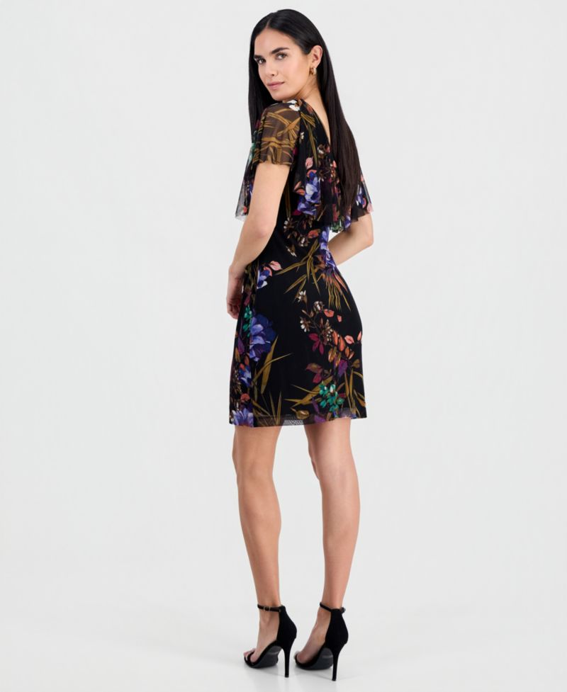 Petite Mesh Sheath Dress