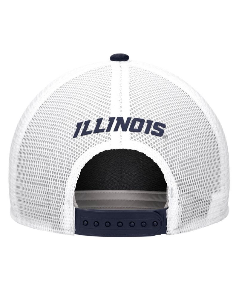Men's Navy Illinois Fighting Illini 2026 On-Field Rope Adjustable Trucker Hat