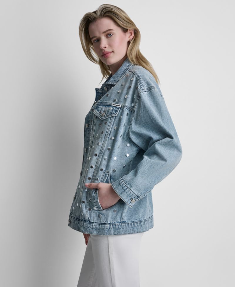 Women's Long-Sleeve Oversized Tucker Jacket