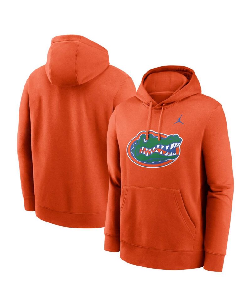 Men's Orange Florida Gators Primetime Club Fleece Pullover Hoodie