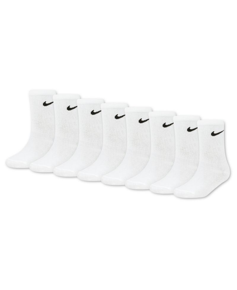 Boys' 4-7 Crew Socks, 8-Pack