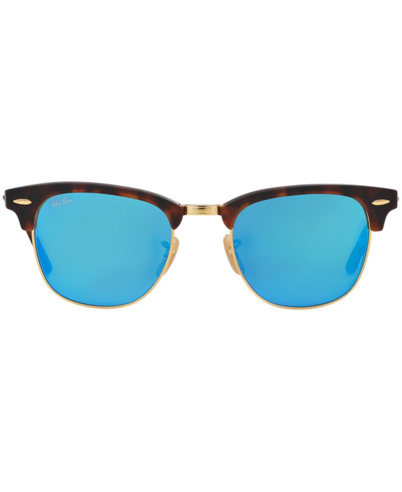 Unisex Sunglasses, RB3016 CLUBMASTER MINERAL FLASH LENSES