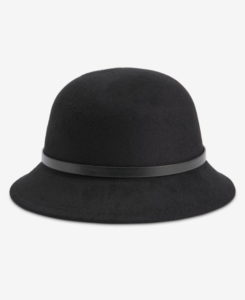 Horsebit Felt Cloche Hat