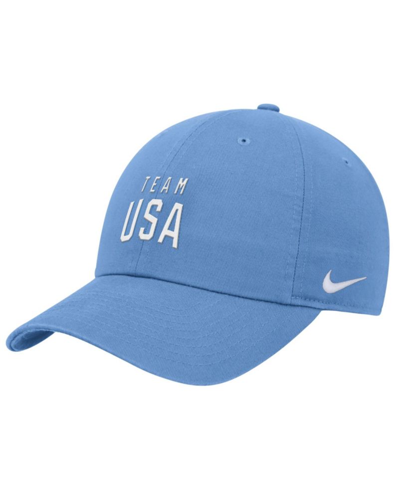 Men's Light Blue Team USA Club Unstructured Adjustable Dri-FIT Hat