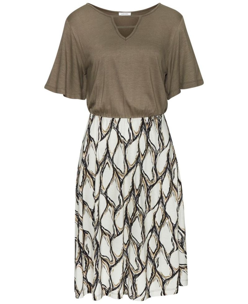 Women's Short-Sleeve A-Line Mini Dress
