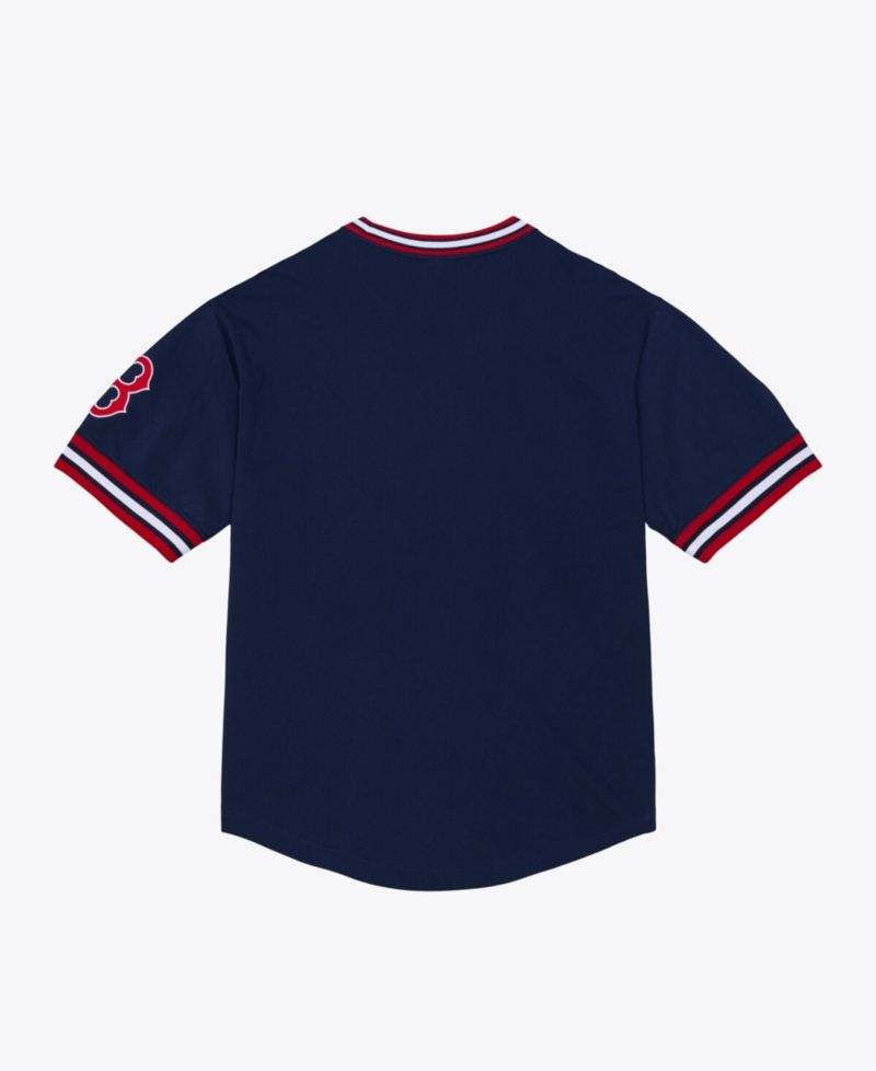 Men's Navy Boston Red Sox Wild Pitch Ringer T-Shirt