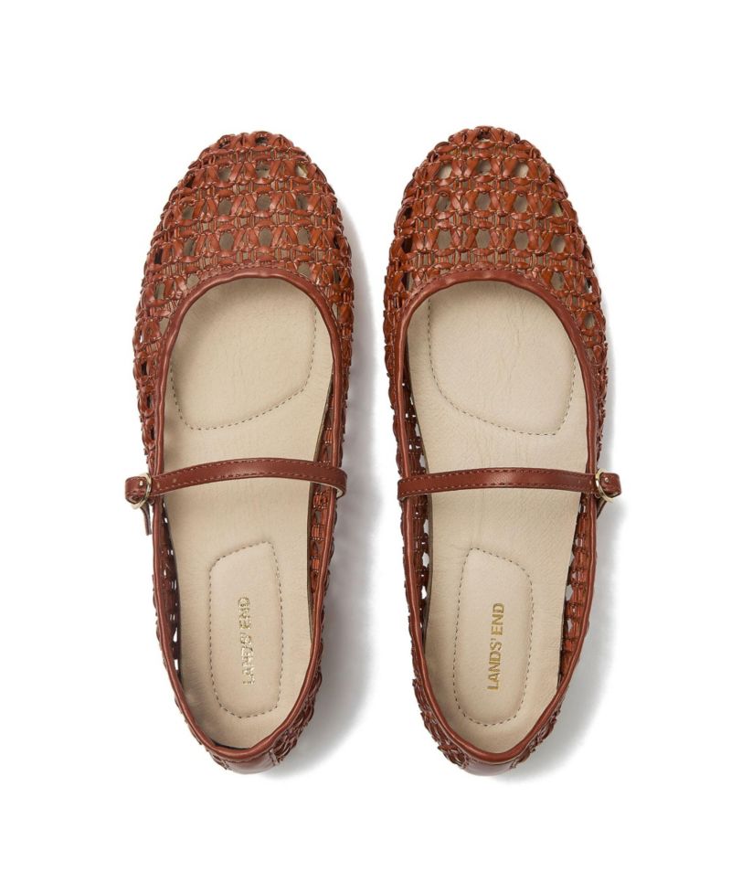 Women's Woven Mary Jane Flats