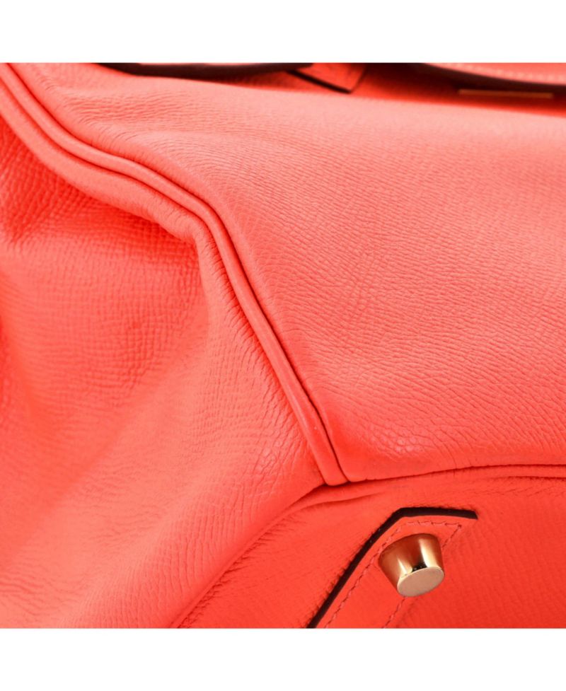 Birkin 30 Handbag Red Epsom with Gold Hardware