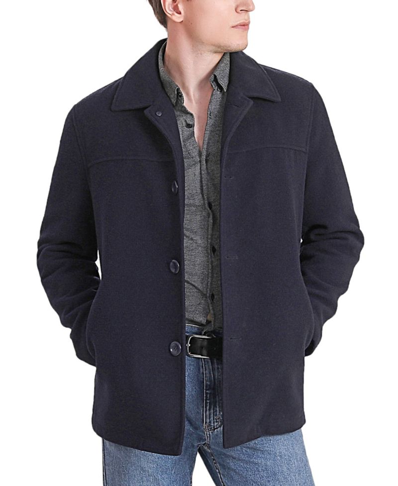 Men's Matthew Wool Blend Car Coat