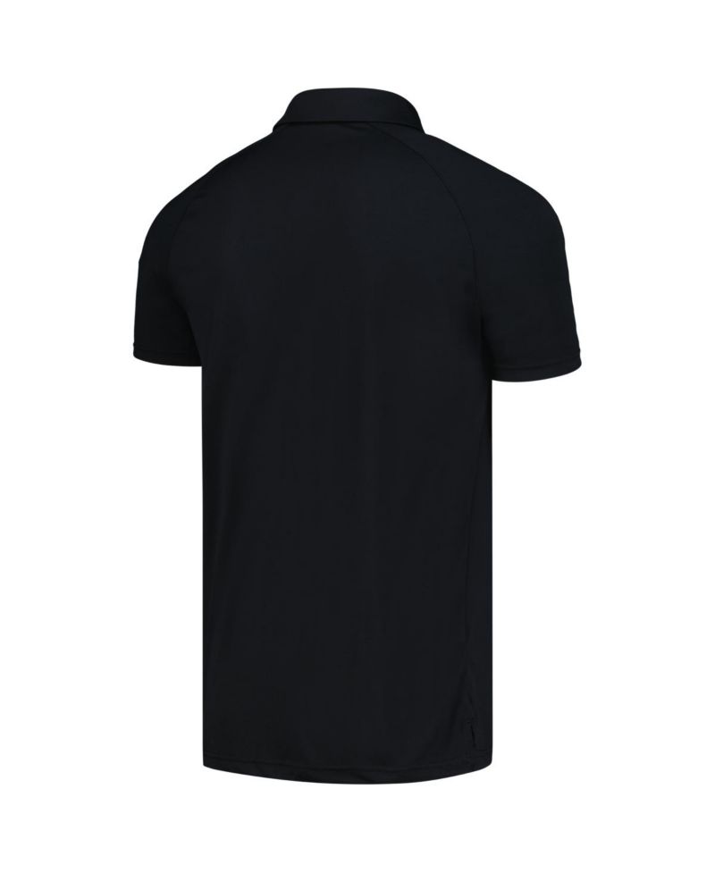 Men's Black San Francisco Giants Sector Batter Up Raglan Polo Shirt