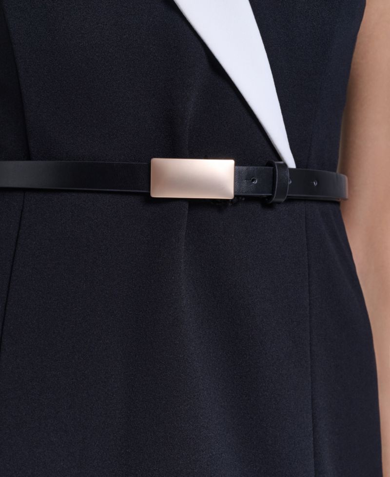 Women's V-Neck Sleeveless Sheath Dress
