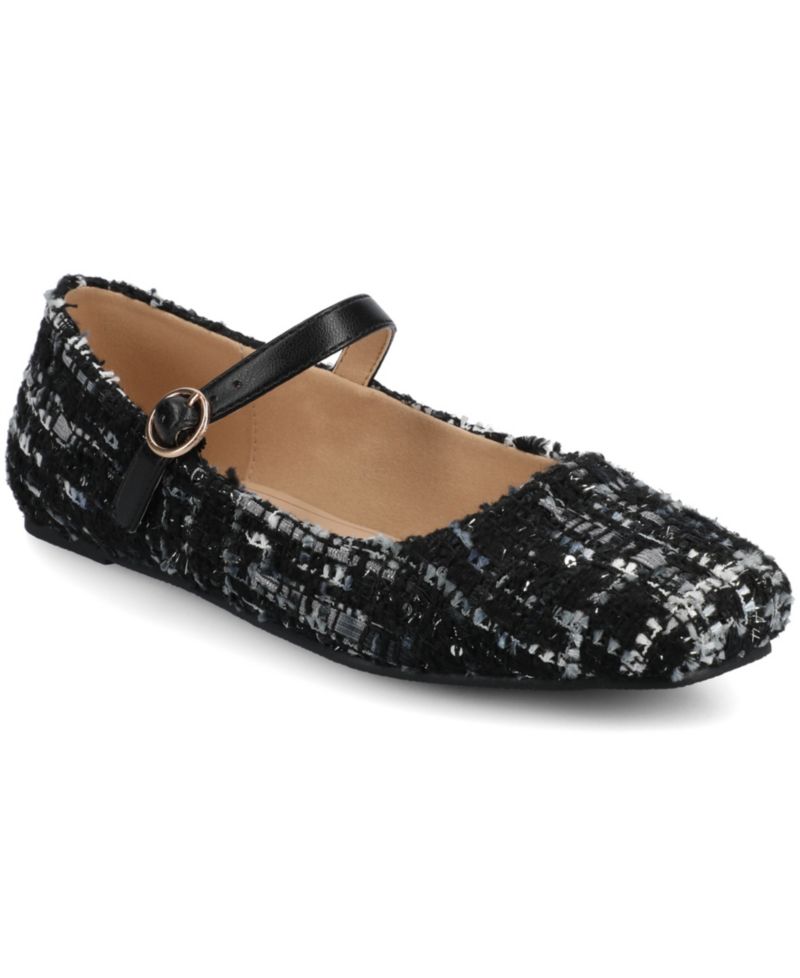 Women's Carrie Square Toe Mary Jane Flats