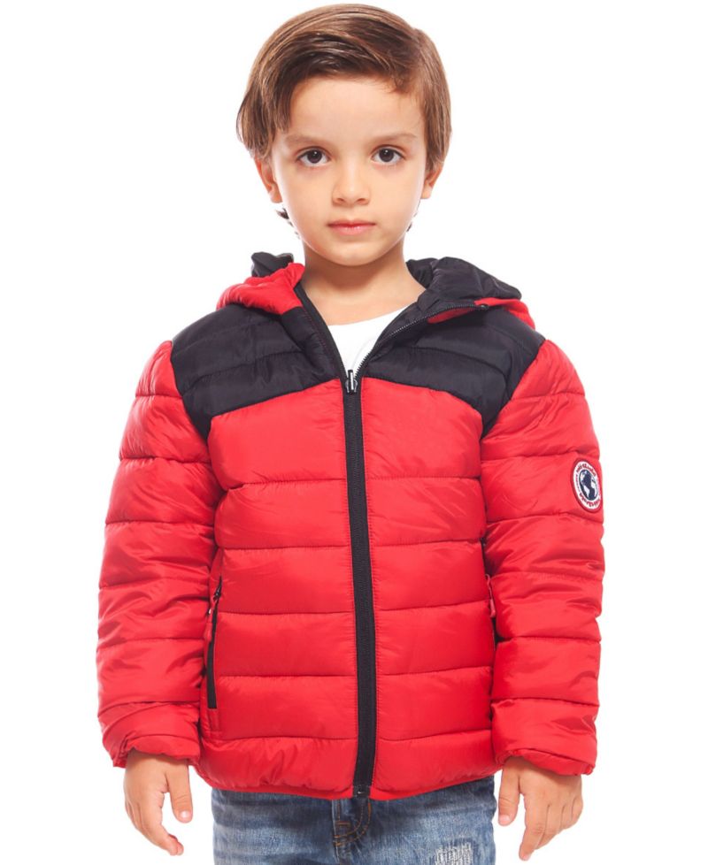 Little and Big Boys' Reversible Lightweight Puffer Jacket