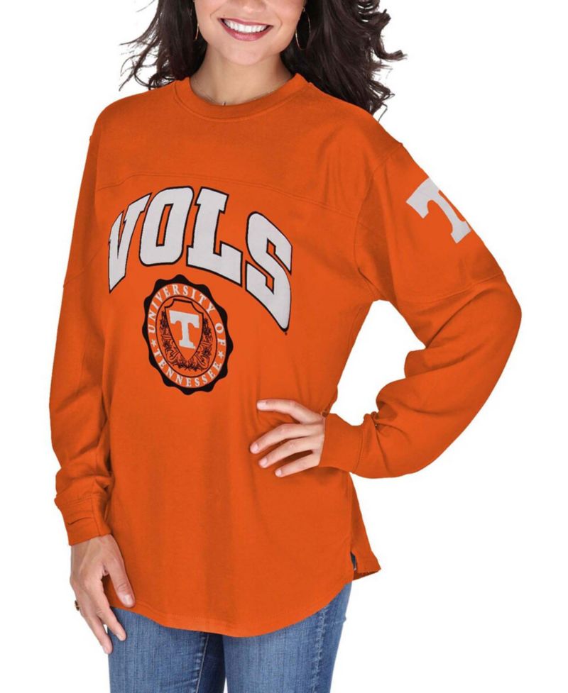 Women's Tennessee Orange Tennessee Volunteers Edith Long Sleeve Oversized Top