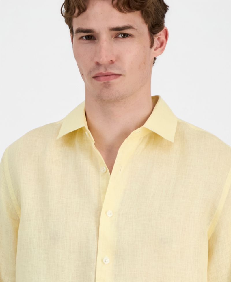 Men's 100% Linen Shirt