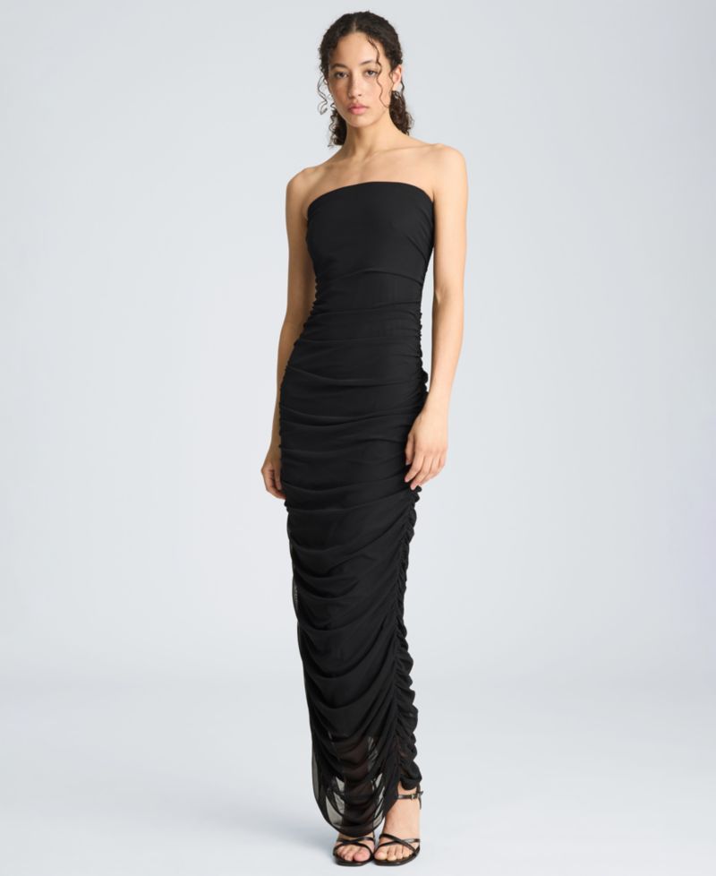 Women's Strapless Midi Dress