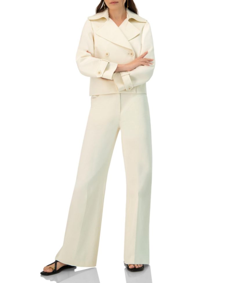 Women's Short Cotton Trench Coat