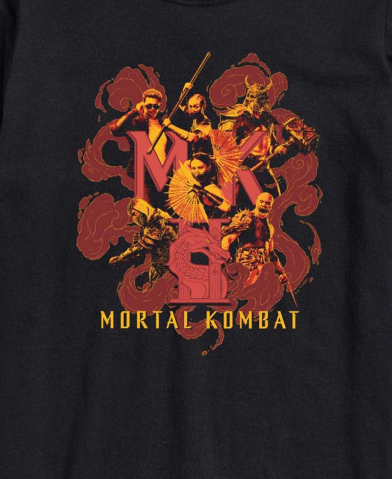 Men's Mortal Kombat Champions Collage Graphic T-Shirt