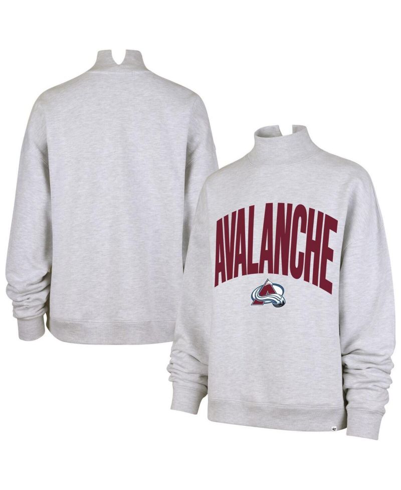Women's Heather Gray Colorado Avalanche Subtle Muse Sweatshirt