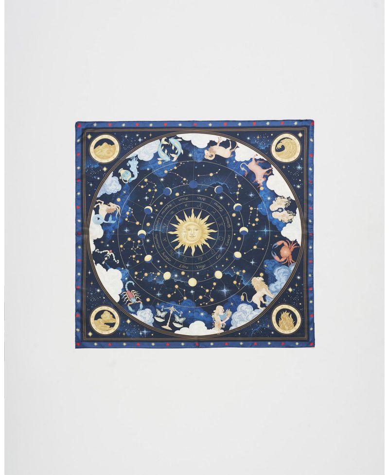 Women's Zodiac Medium Square Scarf
