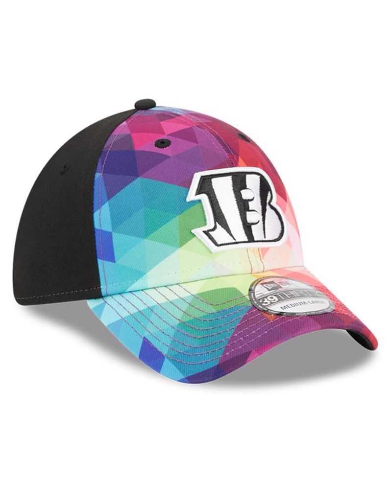Men's Pink Cincinnati Bengals 2023 NFL Crucial Catch 39THIRTY Flex Hat