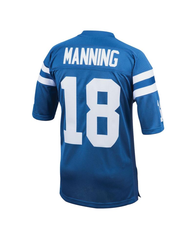 Men's Peyton Manning Royal Indianapolis Colts 1998 Authentic Throwback Retired Player Jersey