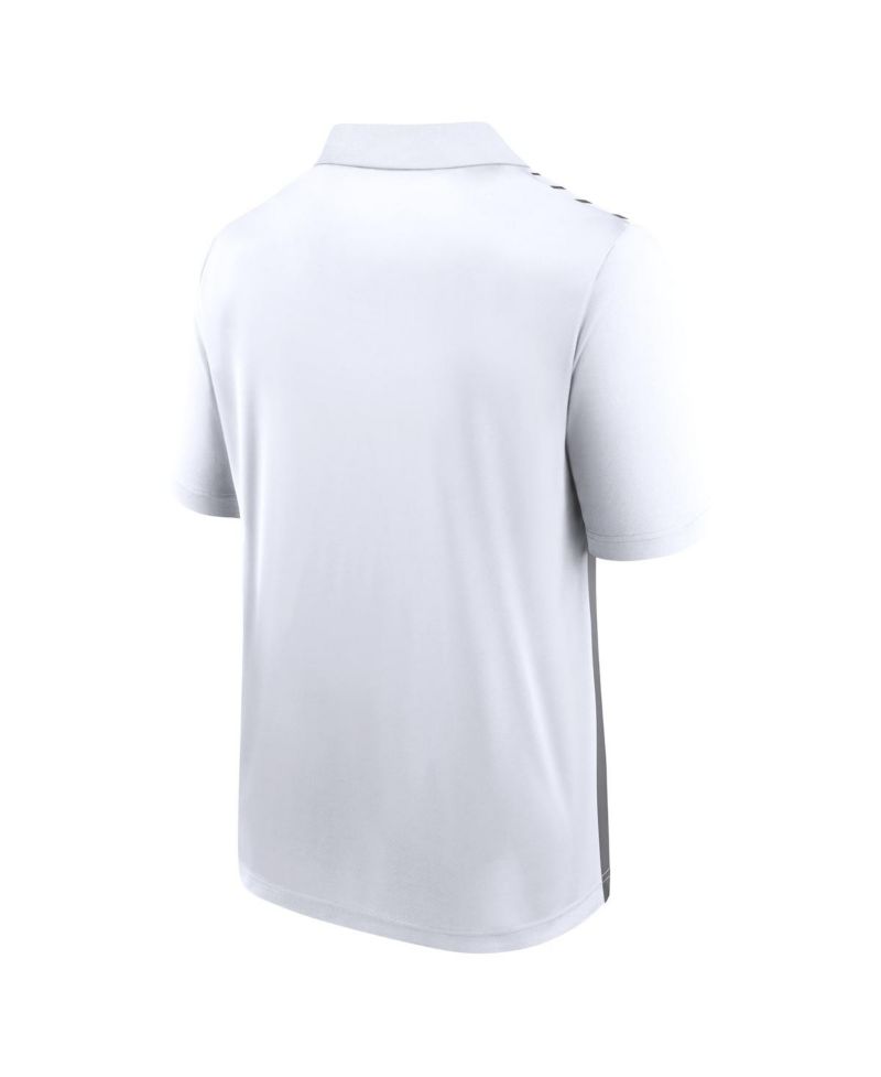 Men's White/Gray Miami Dolphins Sandlot Game Polo Shirt