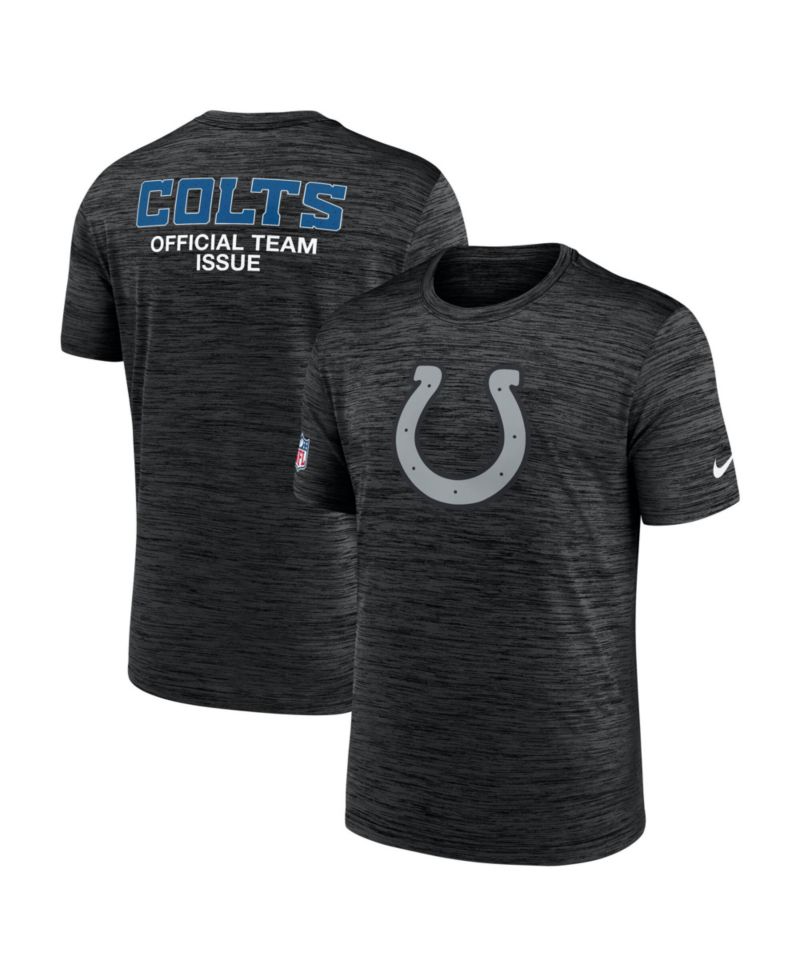 Men's Black Indianapolis Colts 2026 Rivalries Collection Sideline Velosity T-Shirt