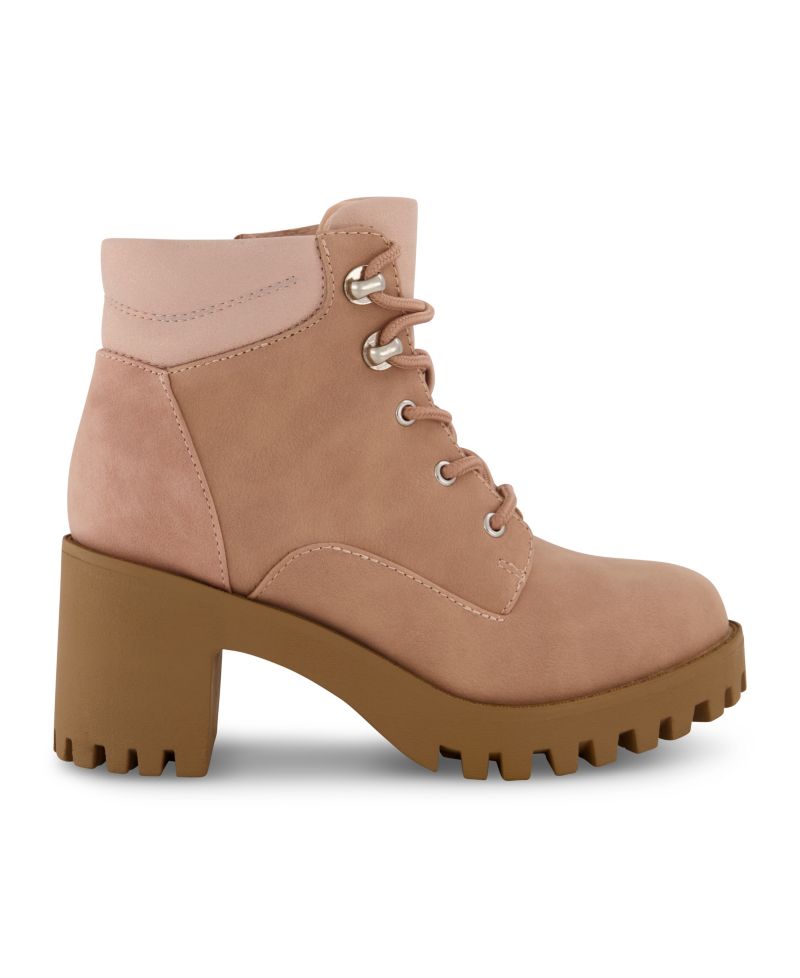 Big Girls Block Heel Ankle Booties