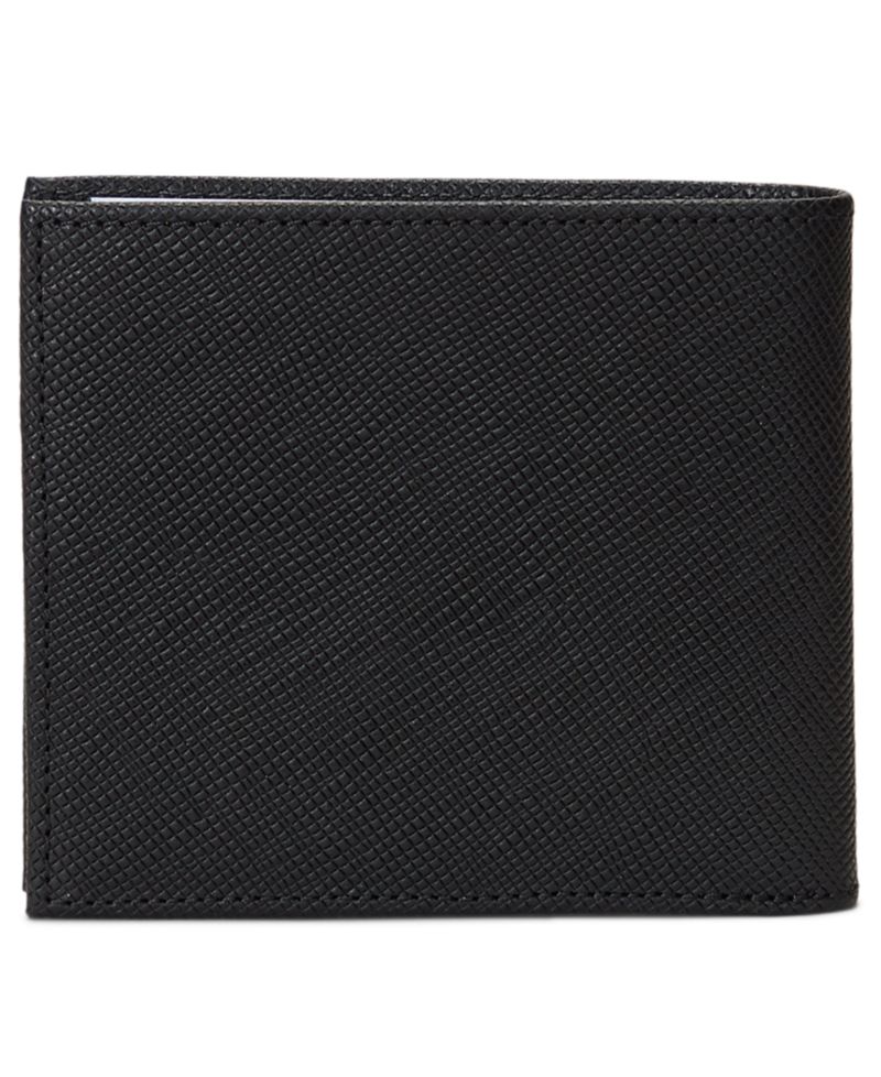 Men's Textured Saffiano Leather Billfold Wallet