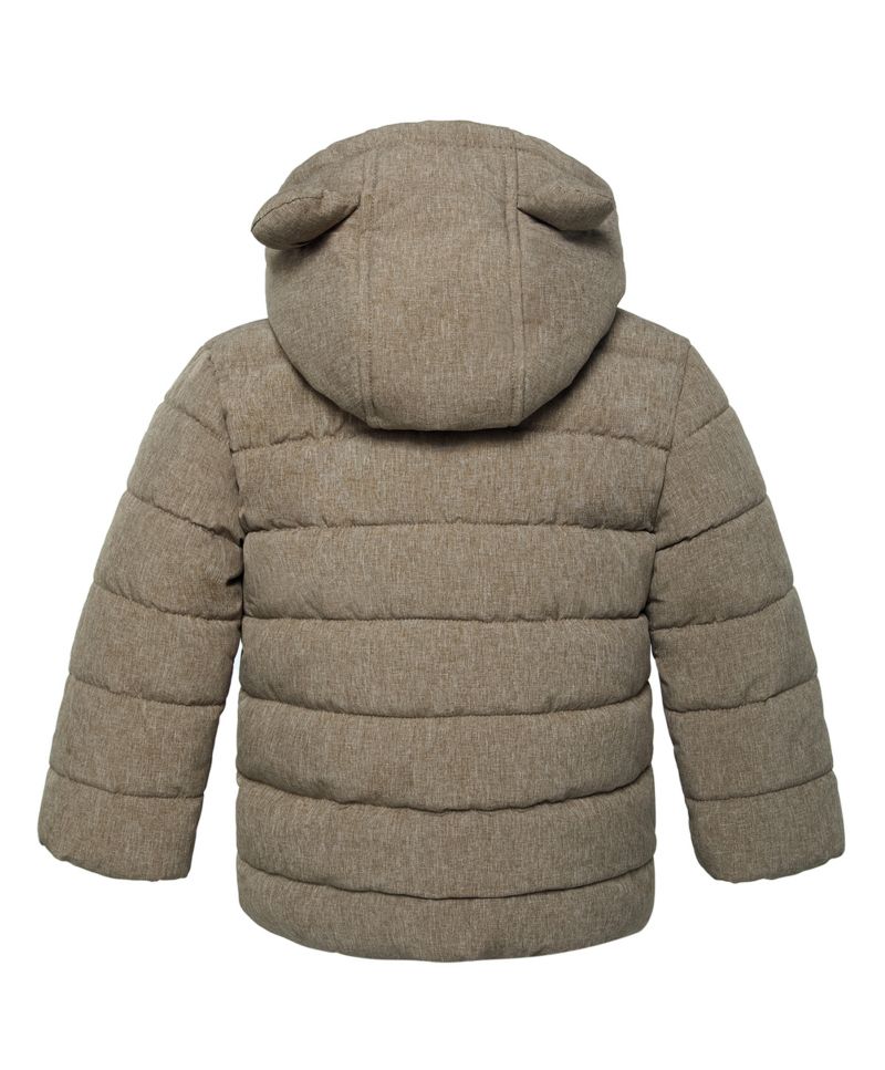 Baby Boys Fleece Hooded Puffer Jacket