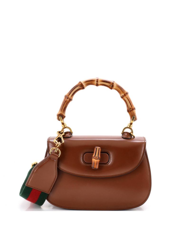 Small Bamboo 1947 Top Handle Bag Leather