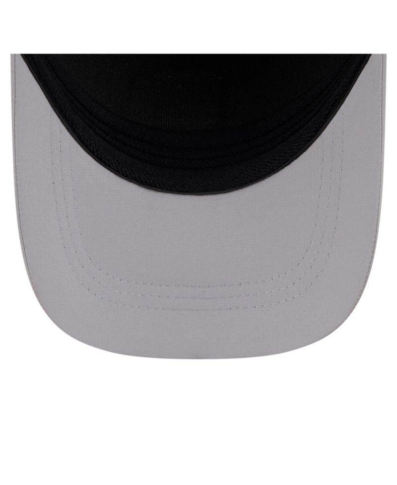 Men's Gray Detroit Tigers Patch 39THIRTY A-Frame M-Crown Perforated Flex Hat