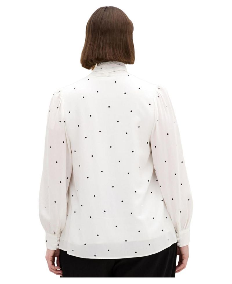 Women's Kensie Spot Neck Tie Top